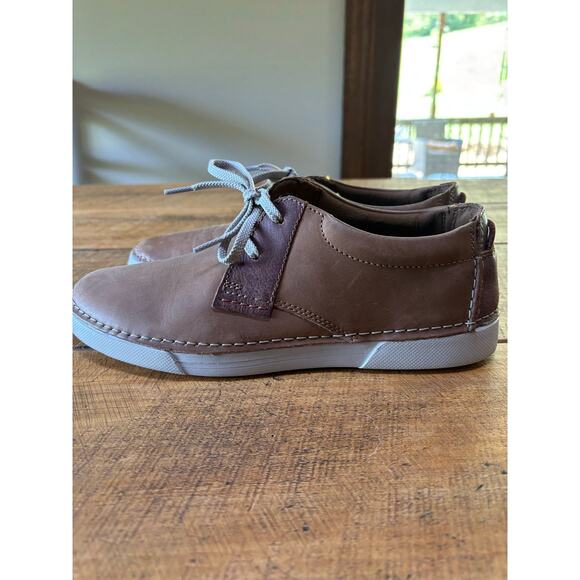 Clarks‎ Gereld Low Lace-Up Shoes Brown Extreme Comfort Mens Size 9.5 - Picture 5 of 10
